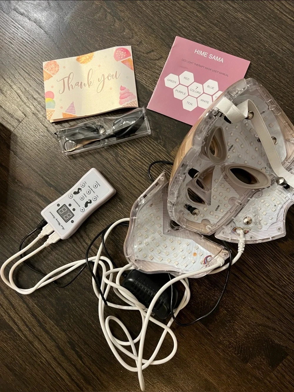 Hime Sama Gold LED Face Mask with Multi-Color Therapy